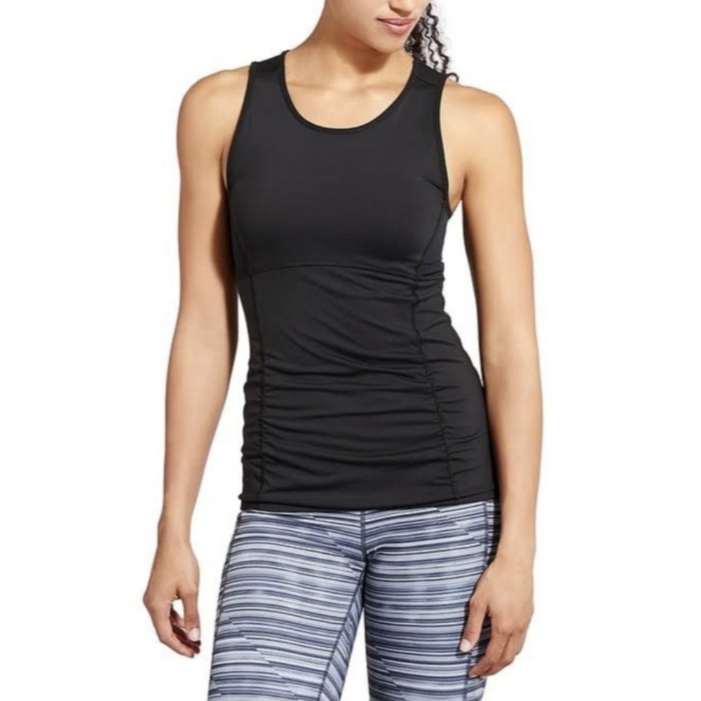 Athleta Stealth Sculptek Compression Athletic Tank Top in Black Size XL